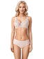 528 Eurobra (Black) Lace Half-Padded Underwire Bra